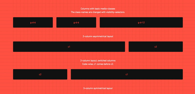 فریم ورک (Framework) چیست؟ grid-system