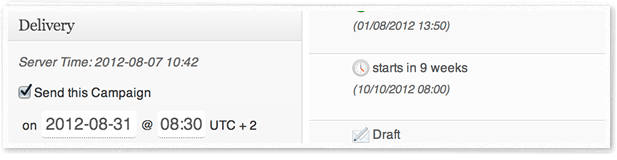 MyMail - خبرنامه فوق حرفه ای وردپرس schedule