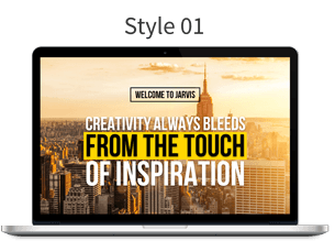 Jarvis – پوسته تک صفحه ای jarvis-style01