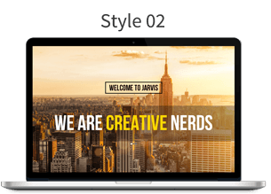 Jarvis – پوسته تک صفحه ای jarvis-style02