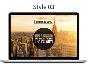 Jarvis – پوسته تک صفحه ای jarvis-style03