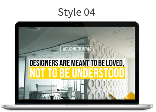 Jarvis – پوسته تک صفحه ای jarvis-style04