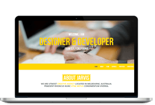 Jarvis – پوسته تک صفحه ای jarvis-style10