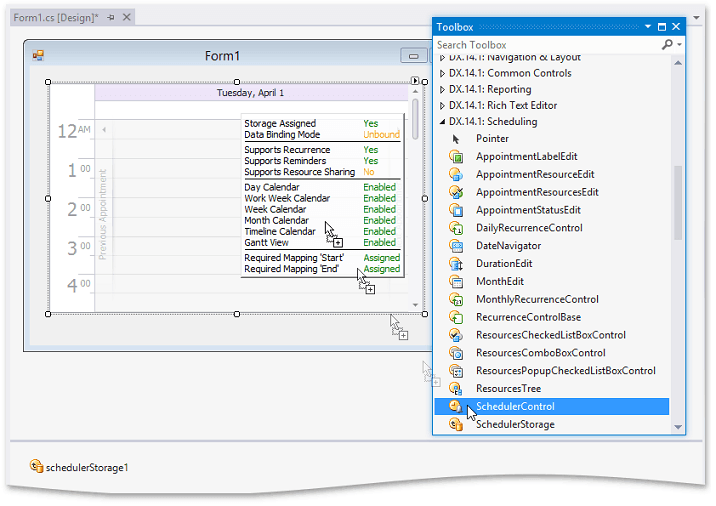 مدیریت زمان با DevExpress Scheduler parmidasoft_21_7552635939