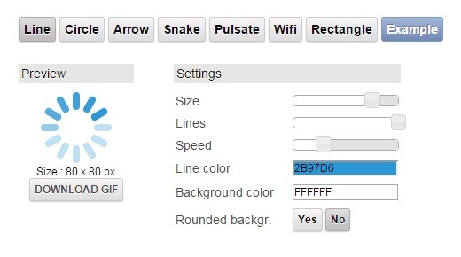 آشنایی با 5 ابزار آنلاین Loading ساز یا نوار پیشرفت loadergenerator